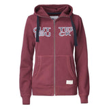 Twisp Hood Full Zip Women - Burgundy - Image 1