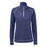 Chambers Half Zip Women - Denim melange - Image 1