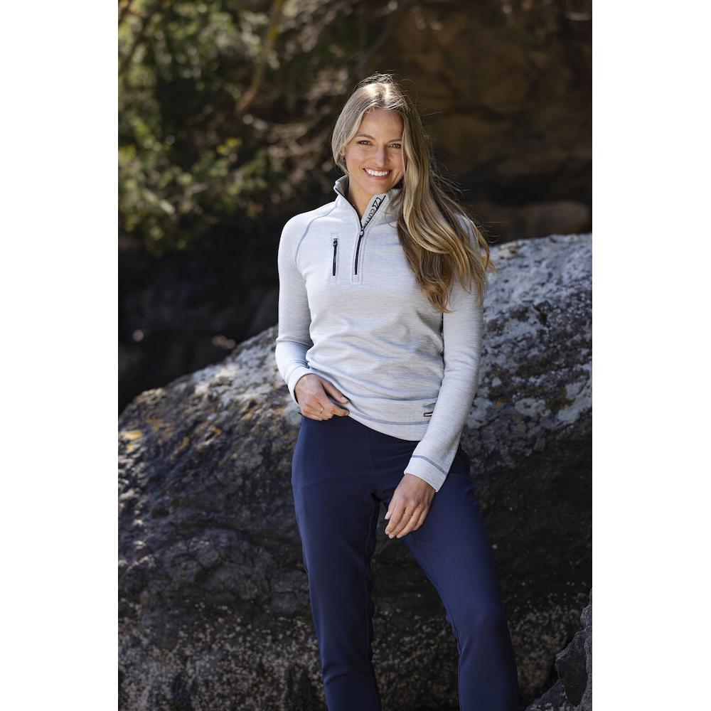 Chambers Half Zip Women - Denim melange - Image 5