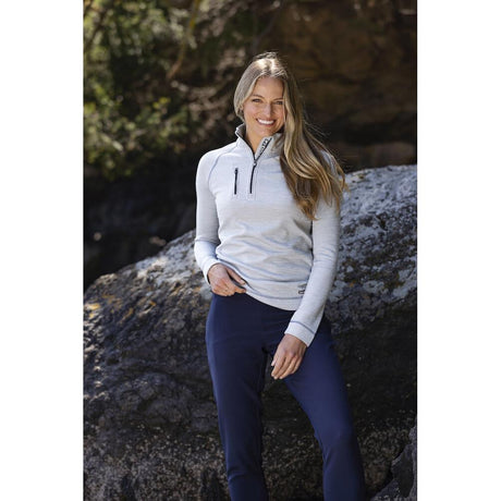 Chambers Half Zip Women - Denim melange - Image 5
