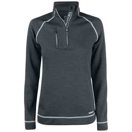 Chambers Half Zip Women - Anthracite melange - Image 1