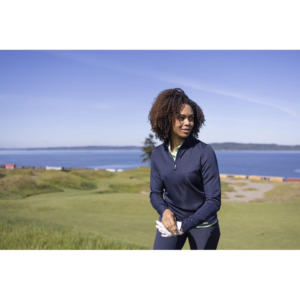 Traverse Half Zip Women - White - Image 5