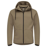 Pemberton Hood Full Zip Men - Khaki - Image 1