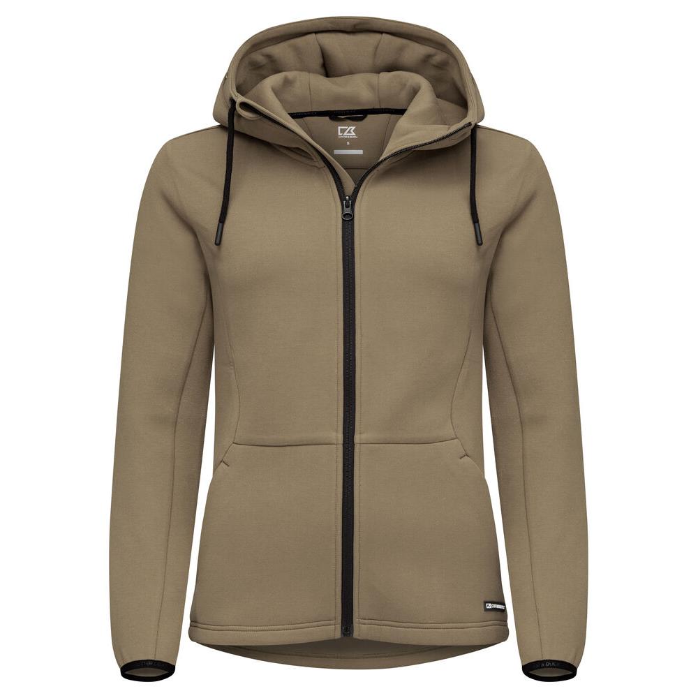 Pemberton Hood Full Zip Women - Khaki - Image 1