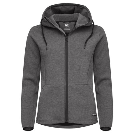 Pemberton Hood Full Zip Women - Anthracite Melange - Image 1
