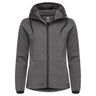 Pemberton Hood Full Zip Women - Anthracite Melange - Image 1