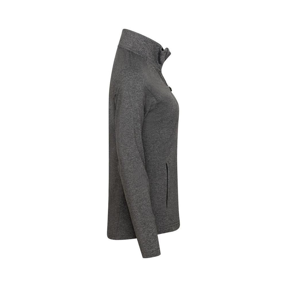 Adapt Full Zip Jacket Women - Anthracite Melange - Image 4