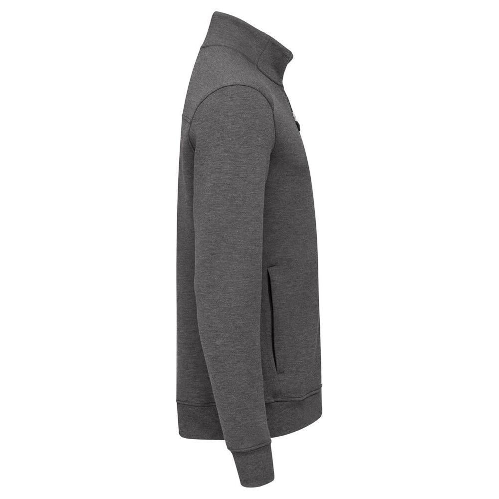 Pemberton Cardigan Full Zip Men - Anthracite Melange - Image 4