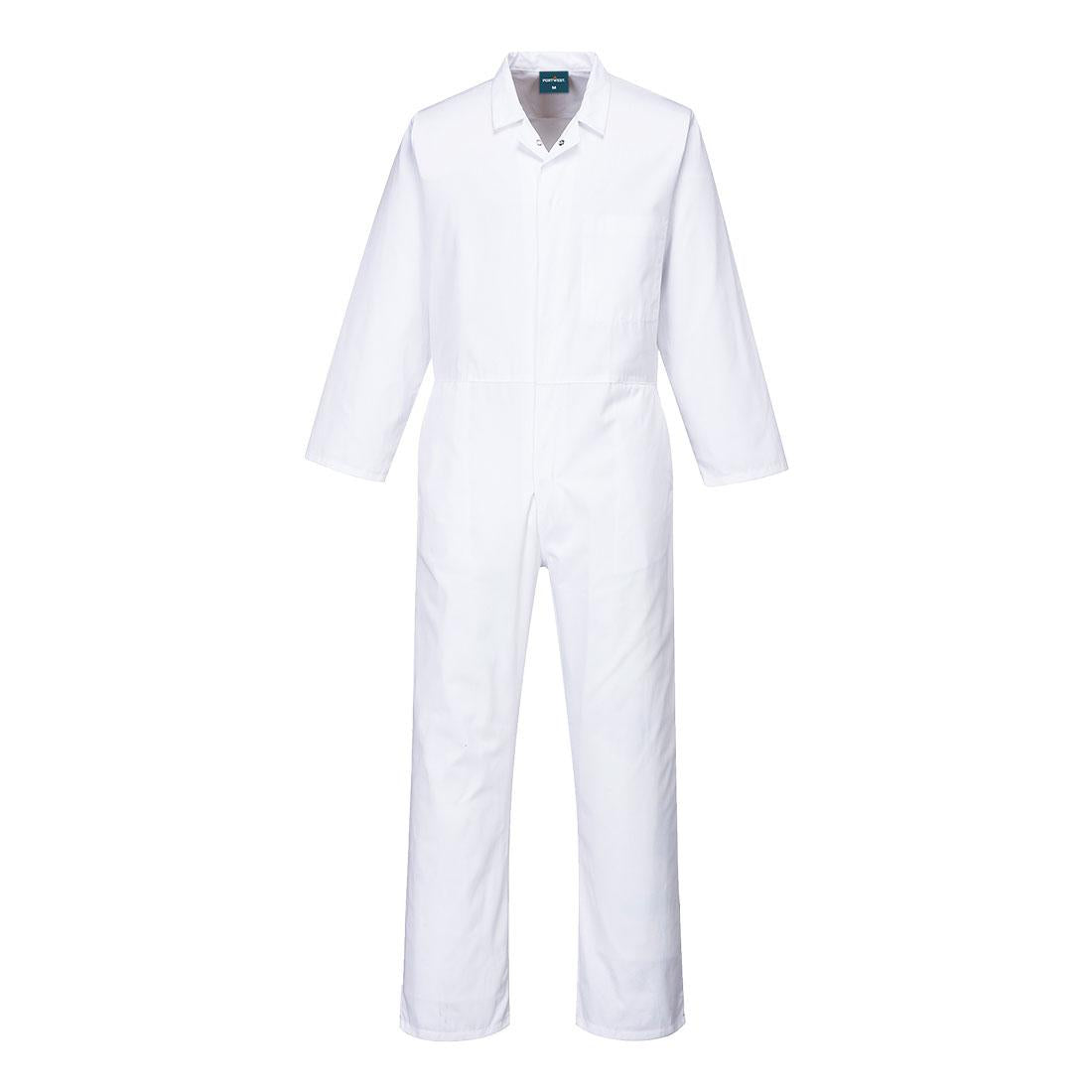 Food Industry Coverall - White