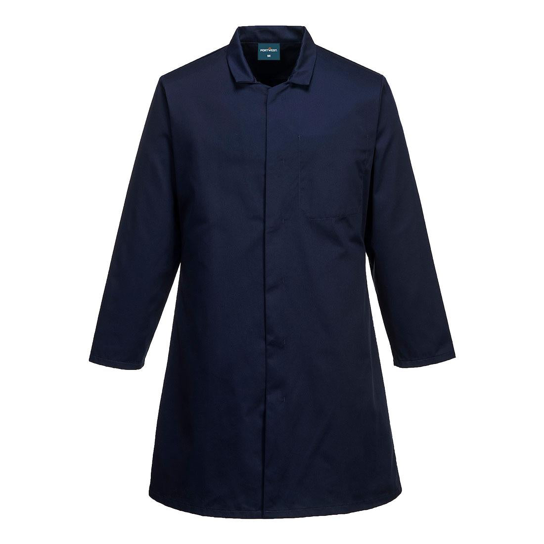Food Industry 1 Pocket Coat - Navy
