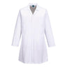 Food Industry No Pocket Coat - White
