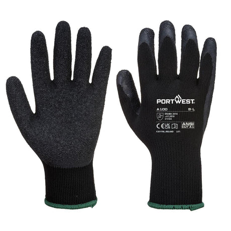 Grip 10 Latex Glove - Black