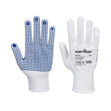 Grip  13 PVC Dotted Glove - White/Blue