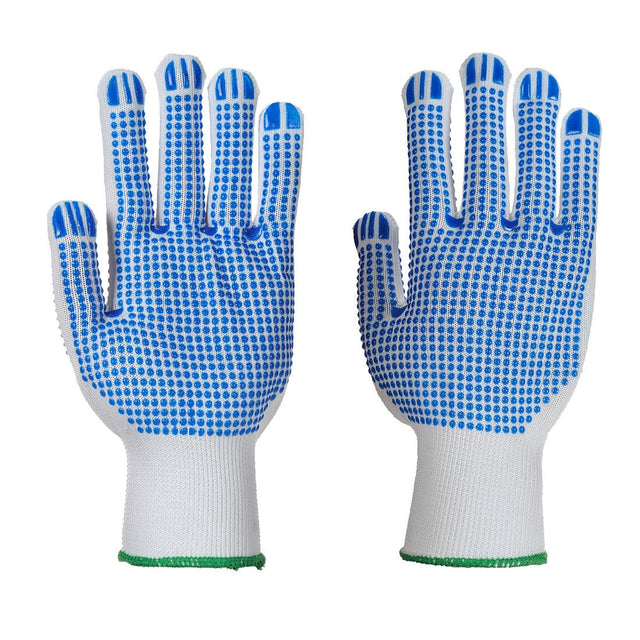 Polka Dot Plus Glove - White/Blue