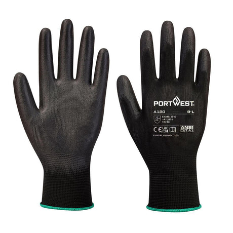 Grip 13 PU Palm Glove - Black
