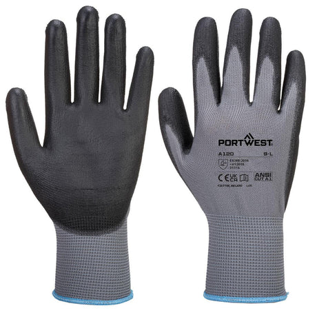 Grip 13 PU Palm Glove - Grey/Black