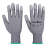Grip 13 PU Fingertip Glove - Grey