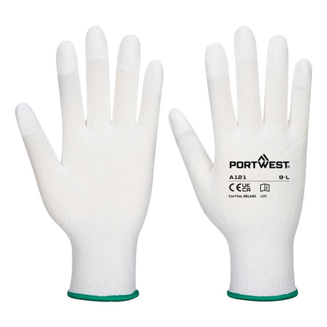 Grip 13 PU Fingertip Glove - White