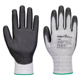 Grip 13 PU Diamond Knit Glove - Grey/Black