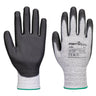Grip 13 PU Diamond Knit Glove - Grey/Black