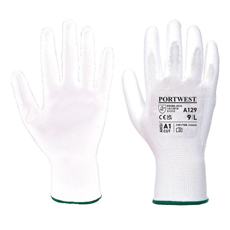 PU Palm Glove - Carton (480 Pairs) - White