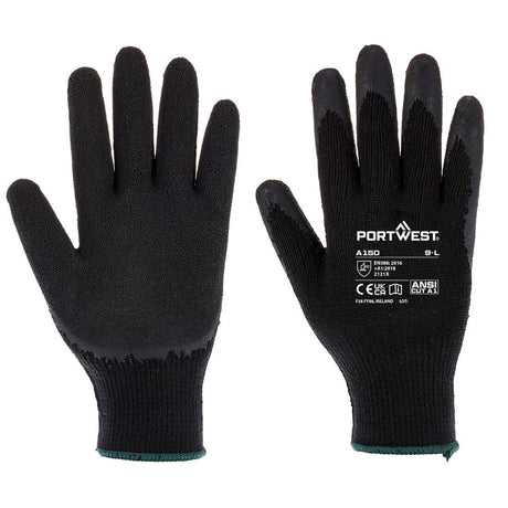 Grip 10 Latex Economy Glove - Black