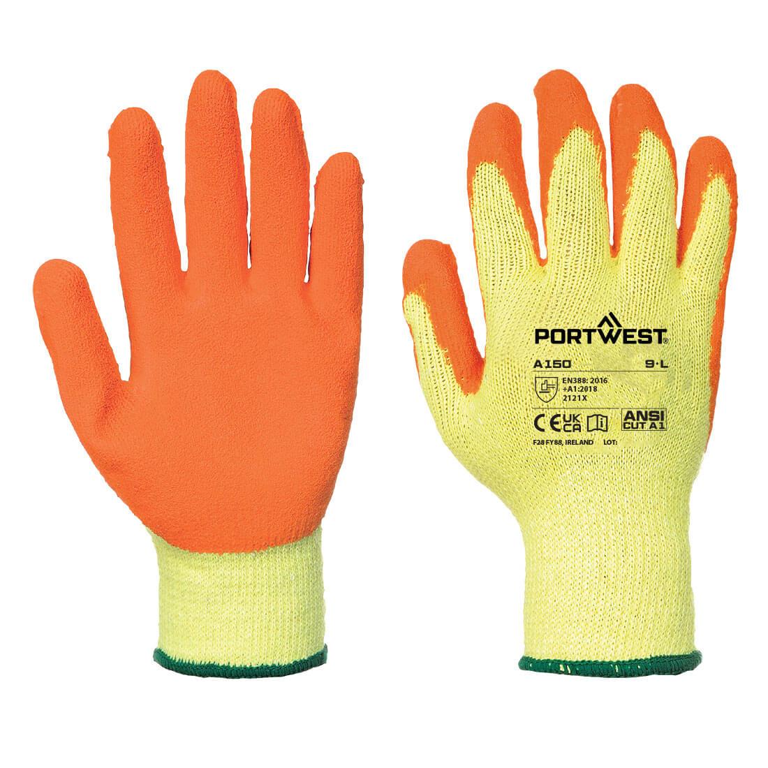 Grip 10 Latex Economy Glove - Orange
