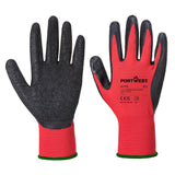 Flex Grip Latex Glove - Red/Black