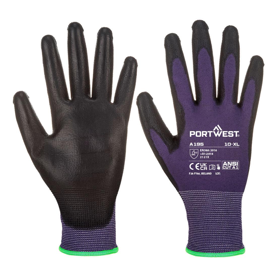Grip 13 PU Touchscreen Glove - Purple/Black