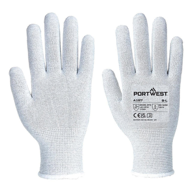 ESD 13 Liner Glove - Grey
