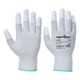 ESD 13 PU Fingertip Glove - Grey
