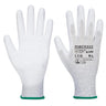 Antistatic PU Palm Glove - Grey