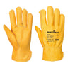 Leather Driver 100 Cow Grain Glove - Tan