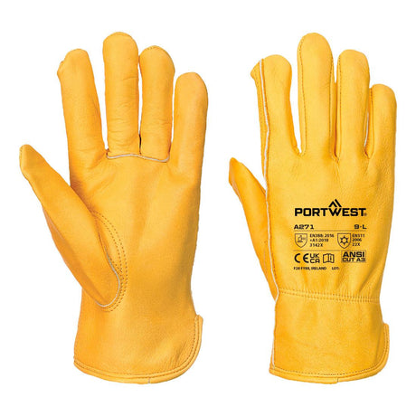 Cold 200 Cow Grain Driver Glove - Tan