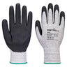 Grip 13 Nitrile Diamond Knit Glove (Pk12) - Grey/Black