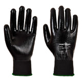 Grip 13 Full Coating Nitrile Glove - Black