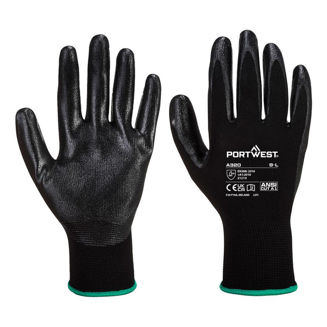 Grip 13 Nitrile Foam Glove - Black