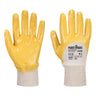 Grip 12 Nitrile Light Knitwrist Glove - Yellow