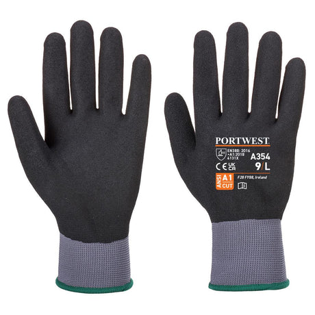 DermiFlex Ultra Pro Glove - Nitrile Sandy - Black