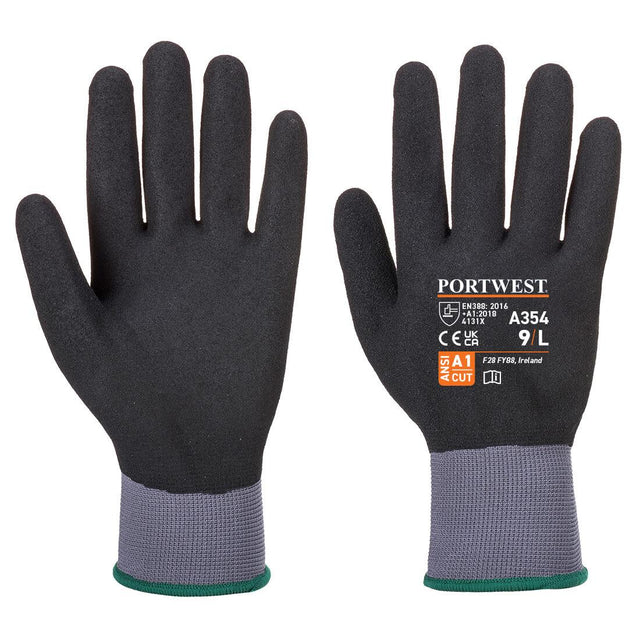 DermiFlex Ultra Pro Glove - Nitrile Sandy - Black