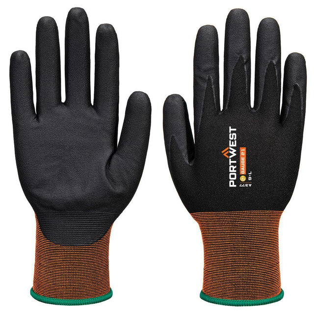 GP Grip 21 Nitrile Micro Foam Glove - Black