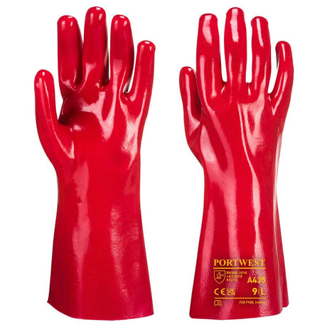 Grip 12 PVC Gauntlet 35cm - Red