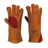 Reinforced Welding Gauntlet - Brown