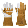 MIG Welders 320 Grain Leather Reinforced Gauntlet - Brown