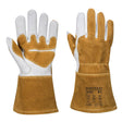Mig Welding Gauntlet - Brown