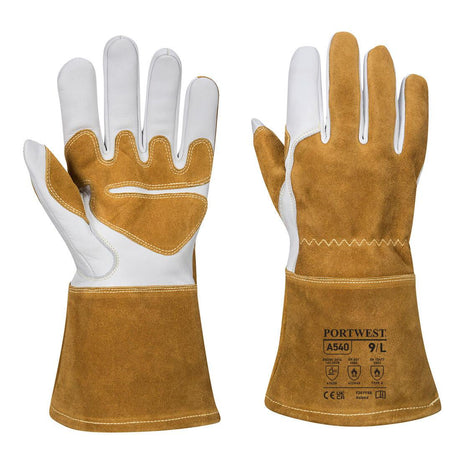 Mig Welding Gauntlet - Brown