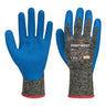Cut D10 Latex Aramid Glove - Black/Blue