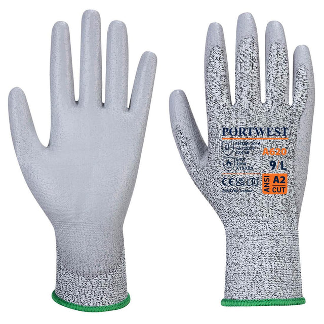 Cut B13 PU Glove - Grey