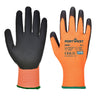 Cut D13 PU Viz-Tex Glove - Orange/Black