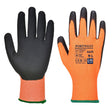 Cut D13 PU Viz-Tex Glove - Orange/Black